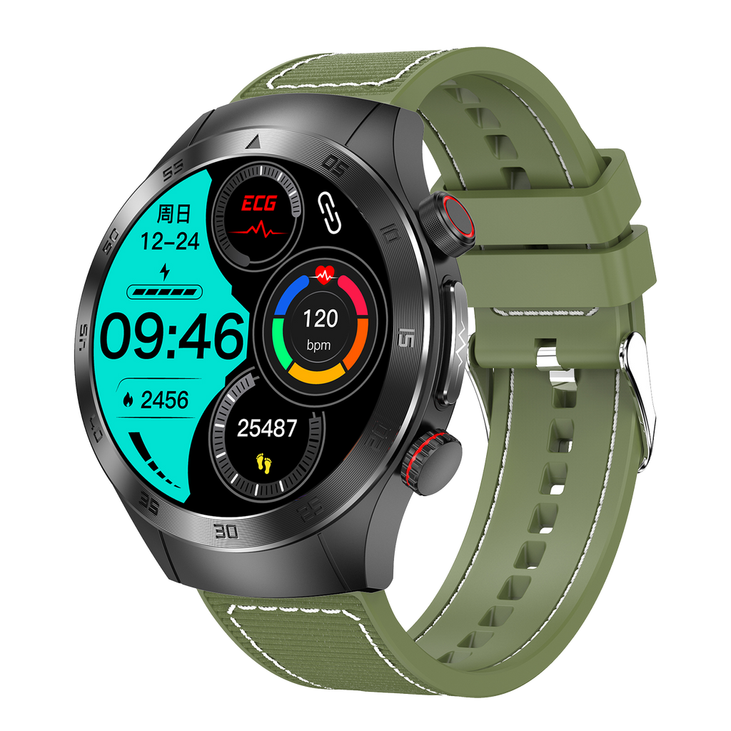 Smartwatch E800 ECG laser therapy blood lipid uric acid monitoring