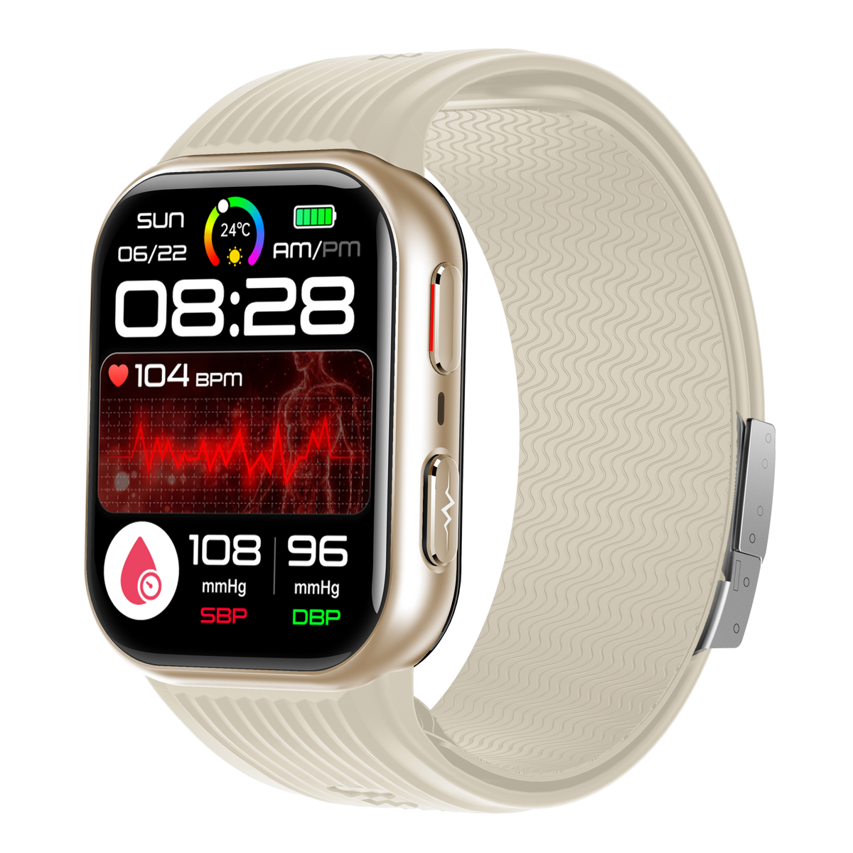 Smartwatch TK67 Air Pump Airbag bluetooth calling ECG SOS