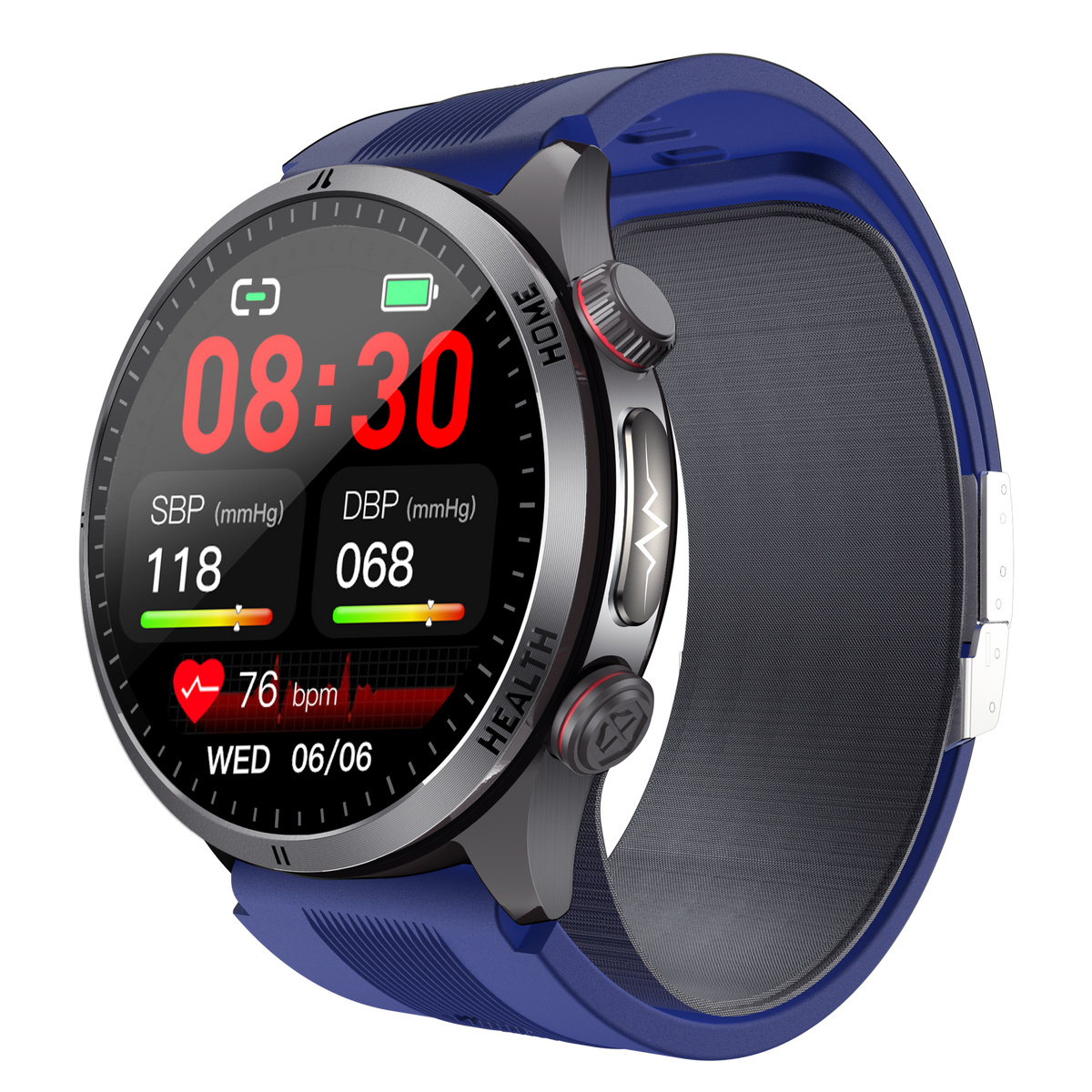 Smartwatch S26 accurate true blood pressure ECG blood sugar monitoring