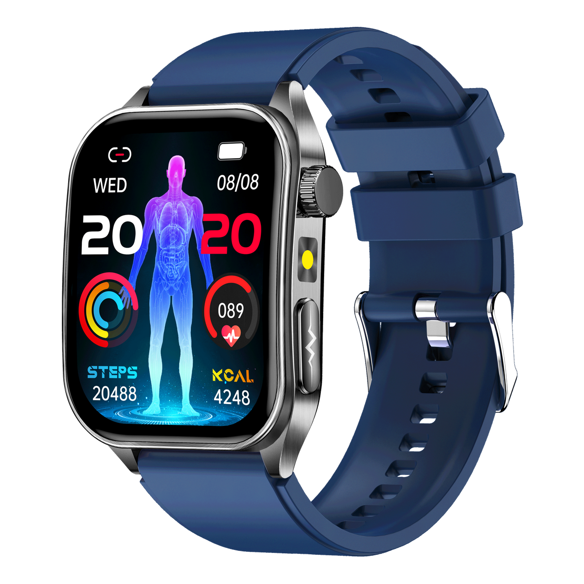 Smartwatch E810 ECG laser therapy blood lipid uric acid monitoring