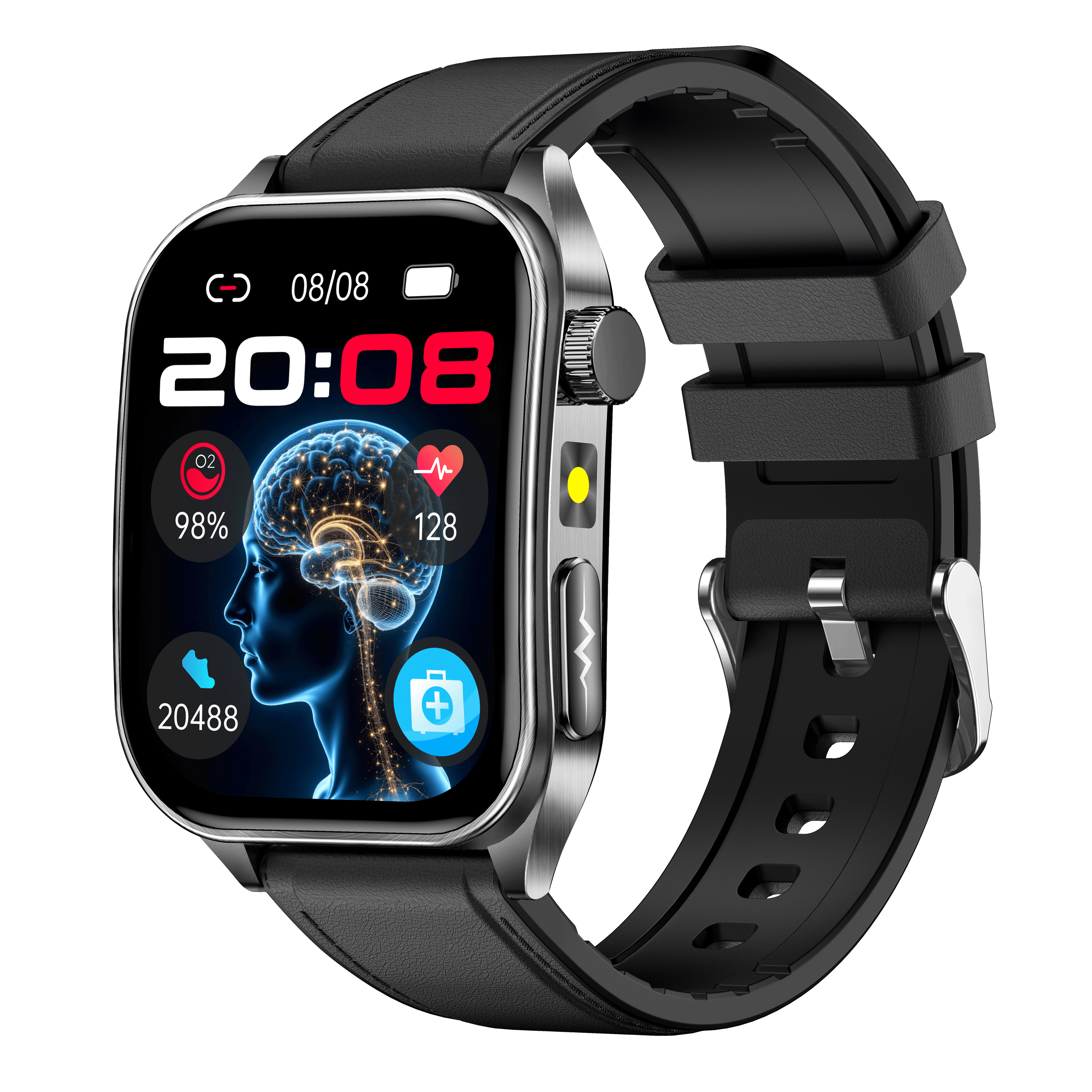Smartwatch E810 ECG Blood lipid blood oxygen uric acid body temperature monitoring