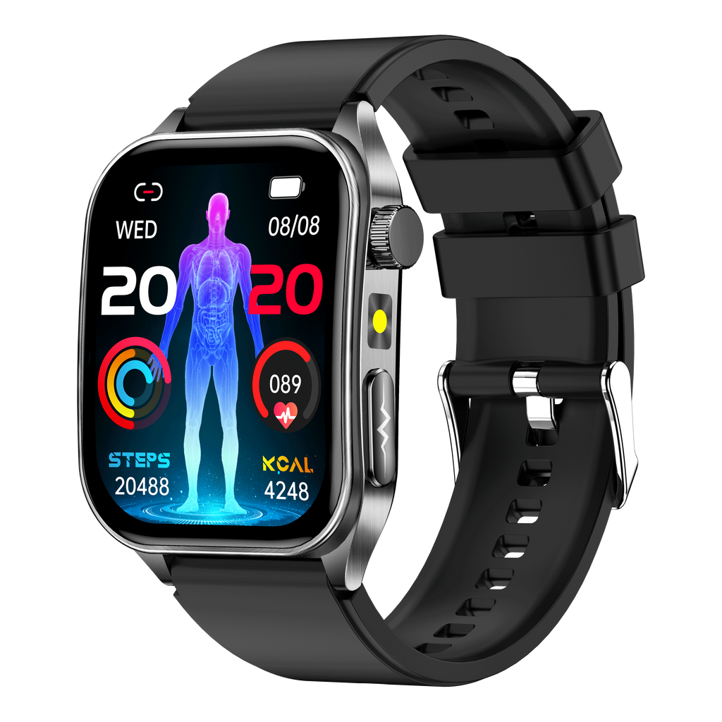 Smartwatch E810 ECG Blood lipid blood oxygen uric acid body temperature monitoring