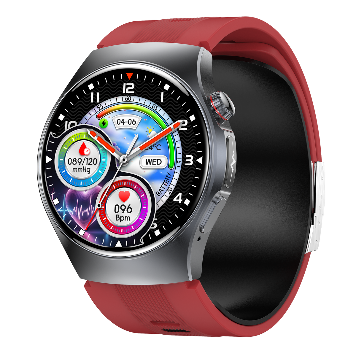 Smartwatch GS206 SIM card ECG heart health analysis heart rate monitoring