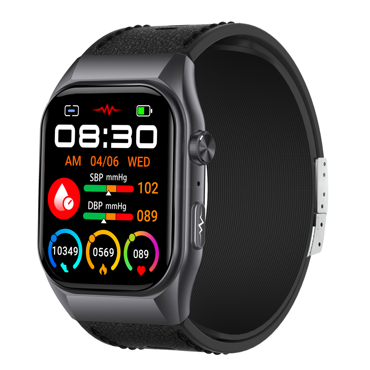 Smartwatch GS500 SIM card ECG heart health analysis heart rate monitoring
