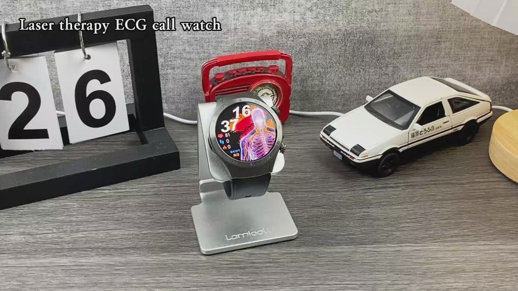 Smartwatch E800 ECG laser therapy blood lipid uric acid monitoring