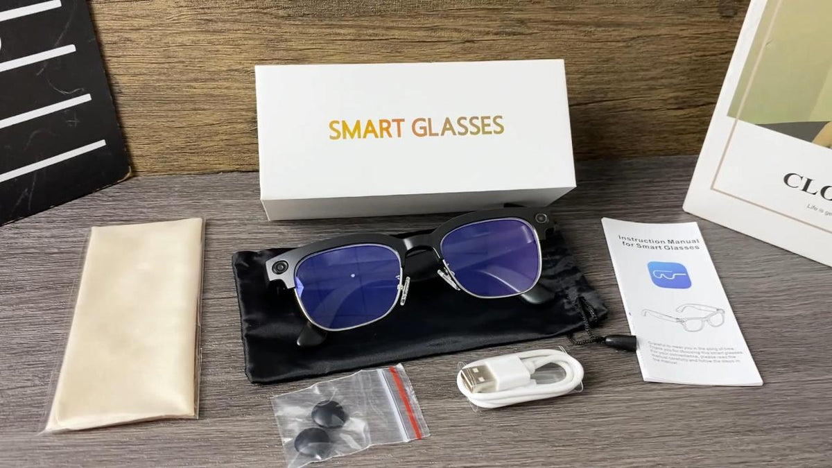 AI Smart glasses W630 AI photo recognition smart translation photography video recording