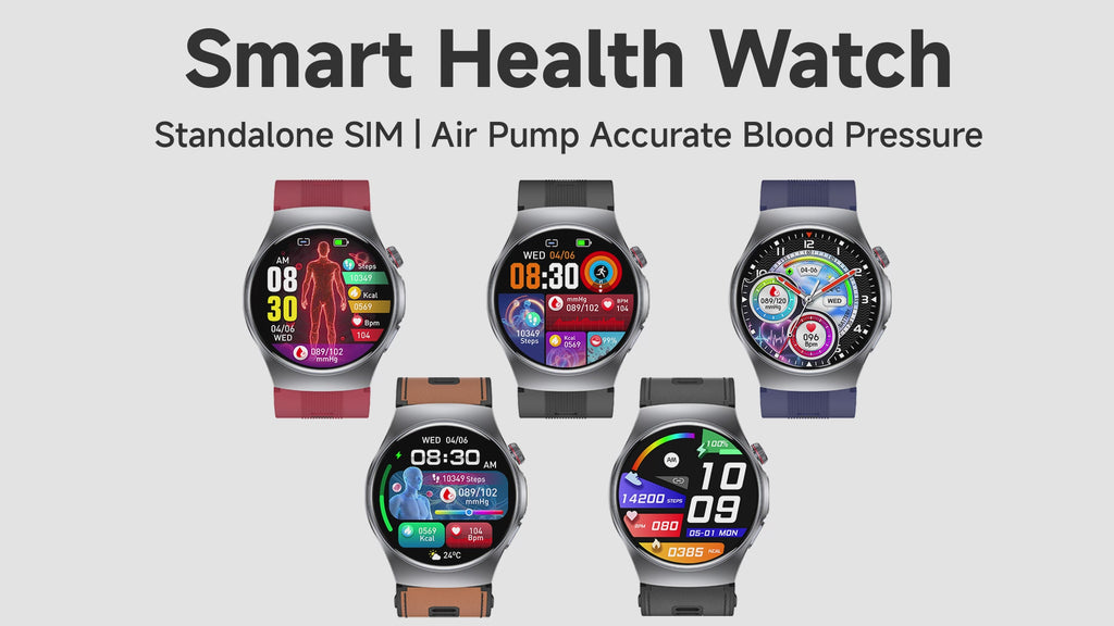 Smartwatch GS206 SIM card ECG heart health analysis heart rate monitoring