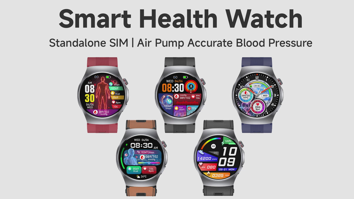 Smartwatch GS206 SIM card ECG heart health analysis heart rate monitoring